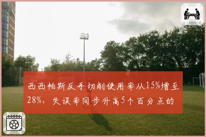 西西帕斯反手切削使用率从15%增至28%，失误率同步升高5个百分点的代价