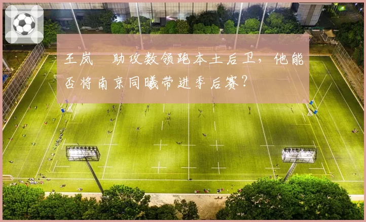 王岚嵚助攻数领跑本土后卫，他能否将南京同曦带进季后赛？