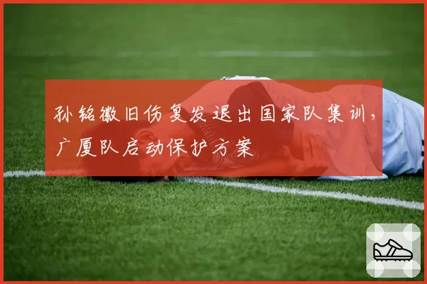 孙铭徽旧伤复发退出国家队集训，广厦队启动保护方案